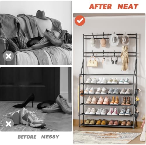 OYREL Shoe Rack, 5 Tier Shoes Storage Organizer - Image 6