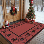 GENIMO Outdoor Rug, Waterproof Plastic Rugs - Image 2