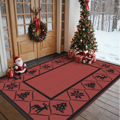 GENIMO Outdoor Rug, Waterproof Plastic Rugs - Image 2