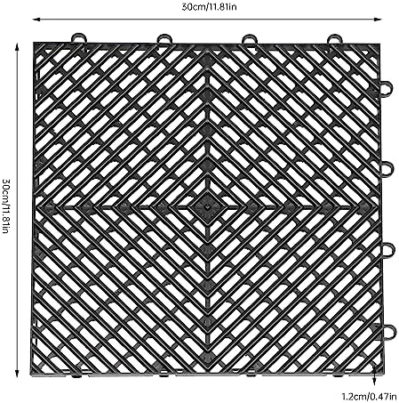 50PCS Interlocking Floor Tiles 12" x 12" Splicing Garage Flooring Tiles - Image 2