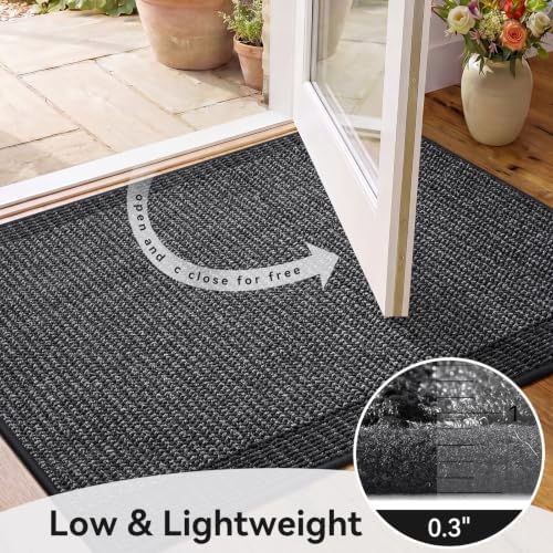 2x3 Front Door Mat Entryway Mat Absorbs Moisture and Dirt - Image 2