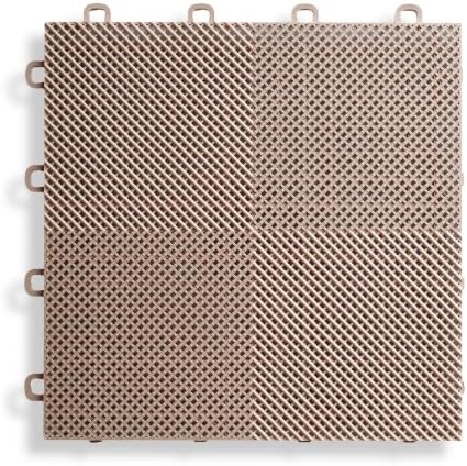B2US5130 Deck and Patio Flooring Interlocking Tiles Perforated Pack by MODUTILE