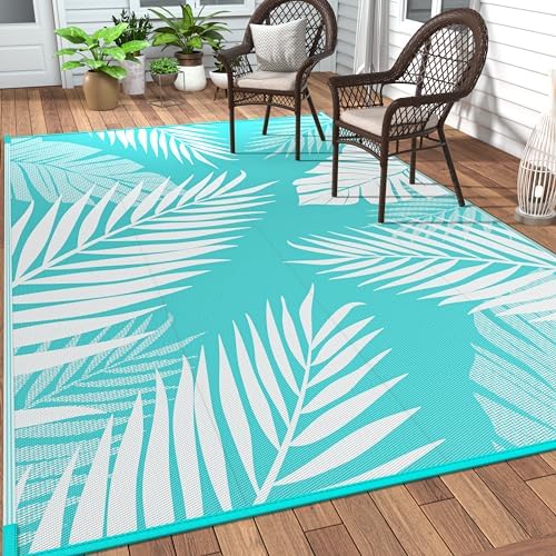 GENIMO Outdoor Rug, Waterproof Plastic Rugs by GENIMO
