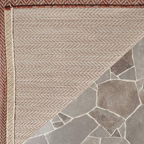SAFAVIEH Outdoor Square Rug 5'3" by Unknown