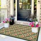 3x5 Entryway Rug, Small Washable Indoor Outdoor Mats - Image 3