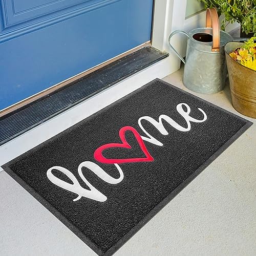 KILOCOCO Black Outdoor Door Mat Welcome Mat Funny Home Mats by Kilococo