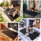 Front Door Mat, 29.5"x17" Non-Slip Heavy Duty Rubber Doormat - Image 7