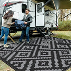GENIMO Outdoor Rug, Waterproof Plastic Rugs - Image 2