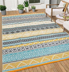 GlowSol Outdoor Rugs 8x10 Waterproof Portable Camping Carpet, Reversible by GLOWSOL