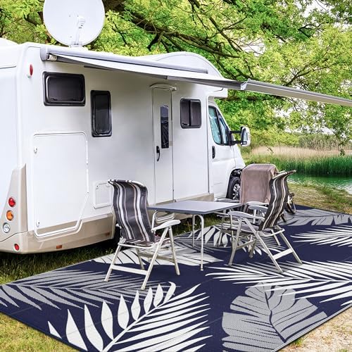 GENIMO Outdoor Rug, Waterproof Plastic Rugs 9'x18' - Image 5
