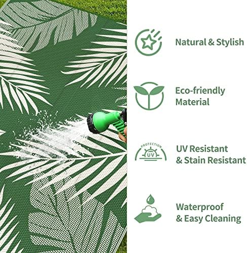 GENIMO Outdoor Rug, Waterproof Plastic Rugs - Image 6