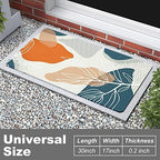 Rnivvi Front Door Mat, Heavy Duty Low Profile Anti-Slip Entryway Rug - Image 3