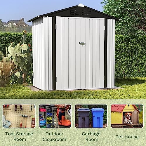 Patiowell 6x4 FT Outdoor Storage Shed - Image 4