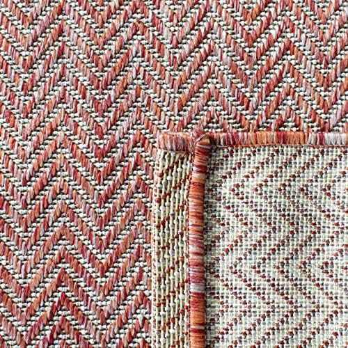 SAFAVIEH Outdoor Area Rug 6'7"x9'6" - Image 6