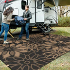 GENIMO Outdoor Rug, Waterproof Plastic Rugs 10'x14' by GENIMO