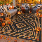 GENIMO Fall Decor Outdoor Rug, Plastic Rugs by GENIMO