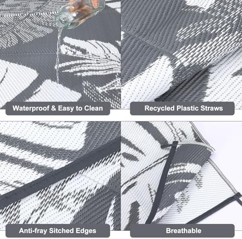 GlowSol Waterproof 9x18 Outdoor Rug - Image 6