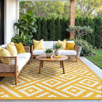 GENIMO Outdoor Rug, Waterproof Plastic Rugs - Image 2