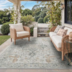 GENIMO Indoor Outdoor Rug, Washable by GENIMO