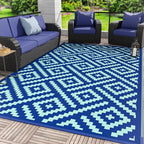 GENIMO Outdoor Rug, Waterproof Plastic Rugs by GENIMO