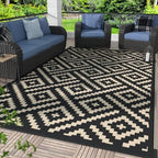 GENIMO Outdoor Rug, Waterproof Plastic Rugs by GENIMO