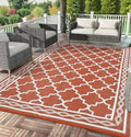 GlowSol Outdoor Rug 9x12 Waterproof Outdoor Plastic Straw Rug by GLOWSOL