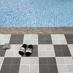 18 Pack Modular Interlocking Floor Mat Outdoor Shower Mat Tiles - Image 2