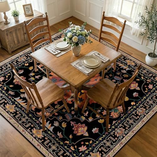 RELEANY Washable Area Rug, Square 8'x8' - Image 2