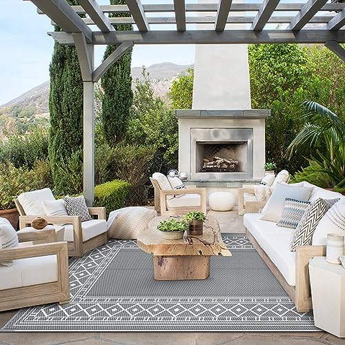 GENIMO Outdoor Rug, Waterproof Plastic Rugs - Image 2