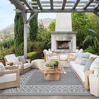GENIMO Outdoor Rug, Waterproof Plastic Rugs - Image 2