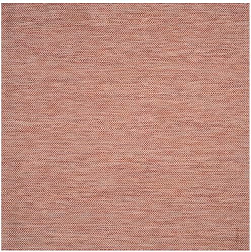 SAFAVIEH Outdoor Square Rug 5'3" - Image 2