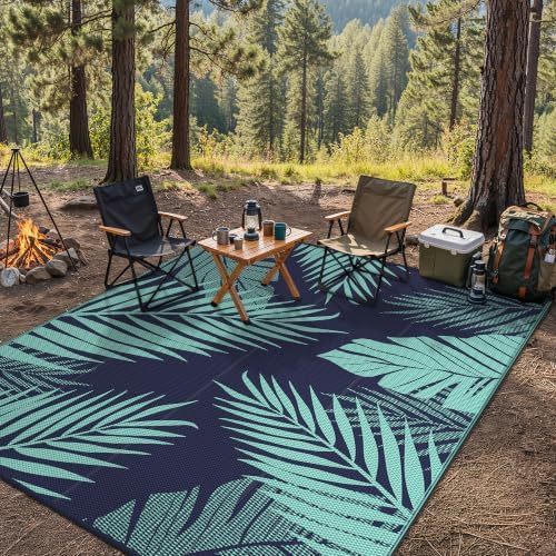 GENIMO Outdoor Rug, Waterproof Plastic Rugs - Image 5