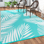 GENIMO Outdoor Rug, Waterproof Plastic Rugs 10'x14' by GENIMO