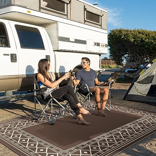 GENIMO Outdoor Rug, Waterproof Plastic Rugs - Image 3