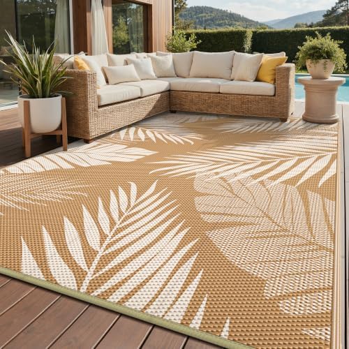 GENIMO Outdoor Rug, Waterproof Plastic Rugs by GENIMO