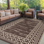 GENIMO Outdoor Rug, Waterproof Plastic Rugs by GENIMO