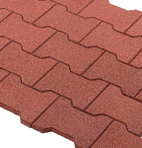 Playsafer Rubber Garden Pavers ¾” Interlocking Safety Tiles - Image 5