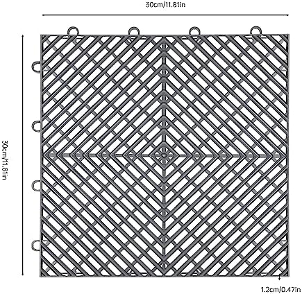 25PCS Interlocking Floor Tiles 12" x 12" Splicing Garage Flooring Tiles - Image 2