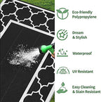 GENIMO Outdoor Rug, Waterproof Plastic Rugs - Image 6