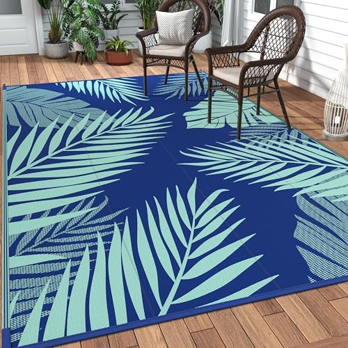 GENIMO Outdoor Rug, Waterproof Plastic Rugs by GENIMO