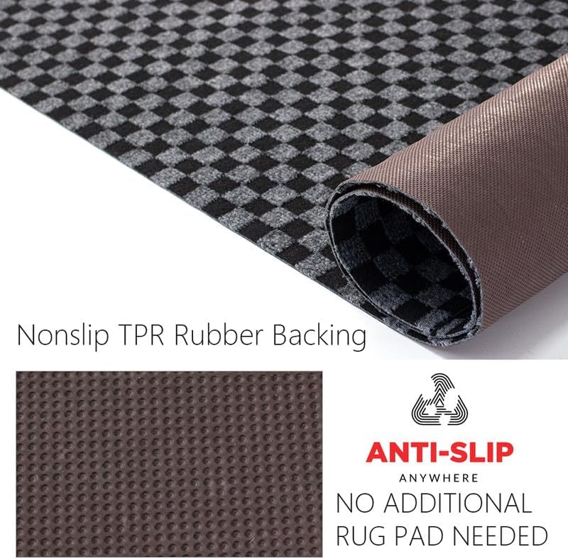 Petgrow Hallway Runner Rug 2FTX58FT, Super Skid Resistant TPR Backing Area Rug - Image 3