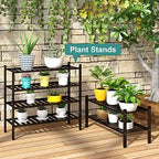viewcare 2-Tier Black Bamboo Shoe Rack - Image 7