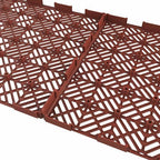 Pure Garden 12-Pack Polypropylene Interlocking Patio Deck Tiles - Image 4