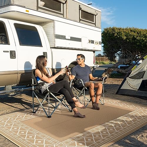GENIMO Outdoor Rug, Waterproof Plastic Rugs - Image 3