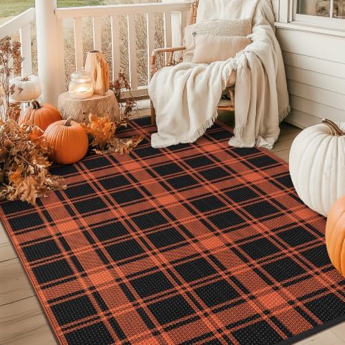 GENIMO Fall Decor Outdoor Rug, Plastic Rugs - Image 4