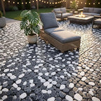 4 Pcs Interlocking Natural Deck Tiles 11.8" x 11.8" - Image 7