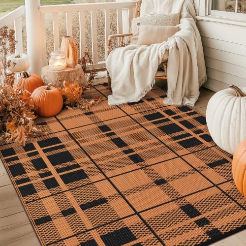 GENIMO Fall Decor Outdoor Rug, Plastic Rugs - Image 2