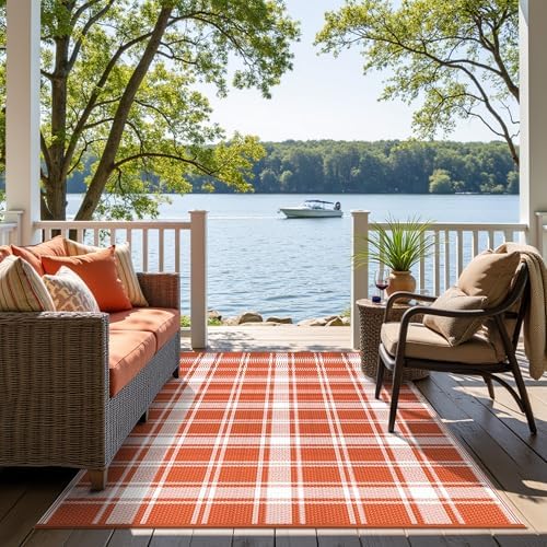 GENIMO Fall Decor Outdoor Rug, Plastic Rugs - Image 6