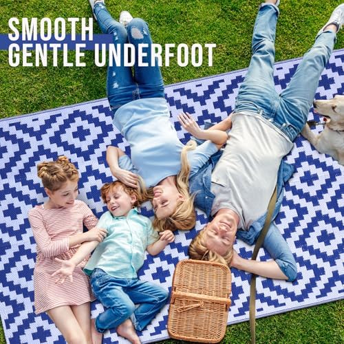 OLANLY Outdoor Rug 4x6 ft Waterproof Reversible Mat - Image 5