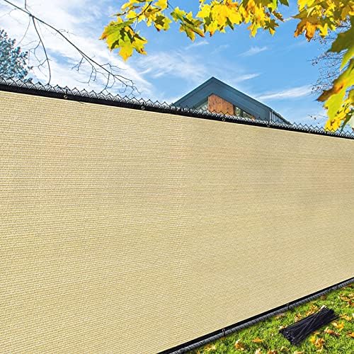 iCover 8x50ft Privacy Screen Fence, Outdoor Fencing Panels, Garden Windscreen by iCOVER